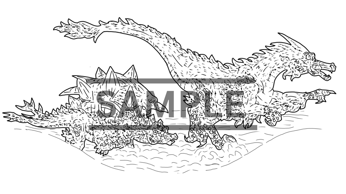 12 Dinosaur Print Pack DIGITAL DOWNLOAD Line Art Version