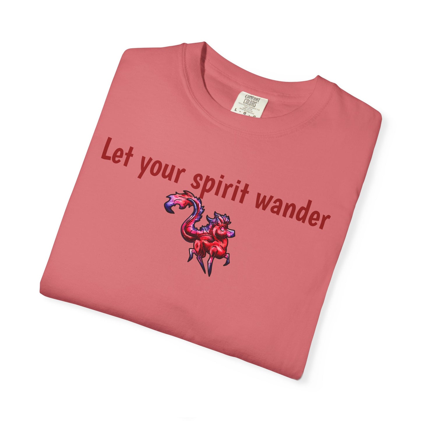 Chibi Myer the Kirin- Let your spirit wander T-shirt- Fantasy Nature- Mythical Creature- Kirin Lover Gift - Shirt