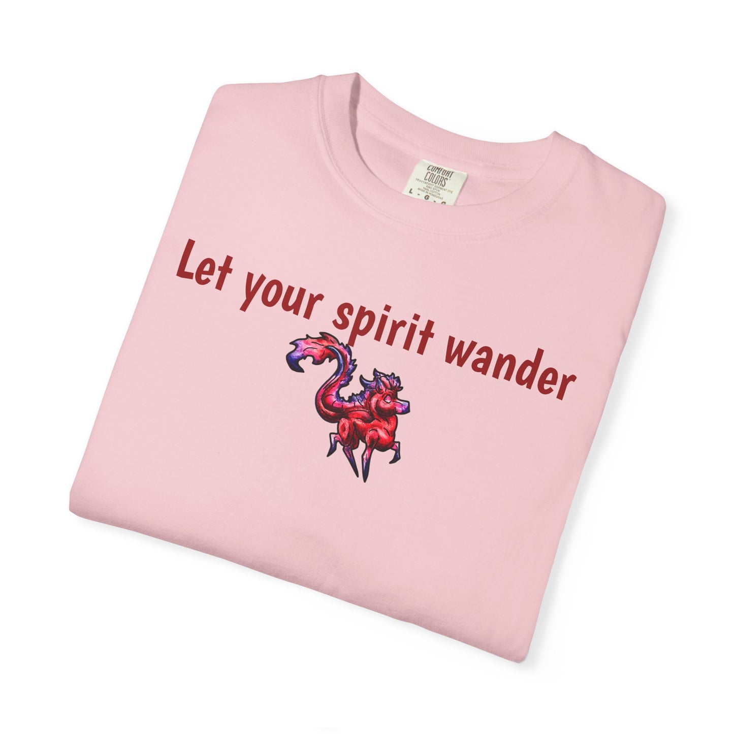Chibi Myer the Kirin- Let your spirit wander T-shirt- Fantasy Nature- Mythical Creature- Kirin Lover Gift - Shirt