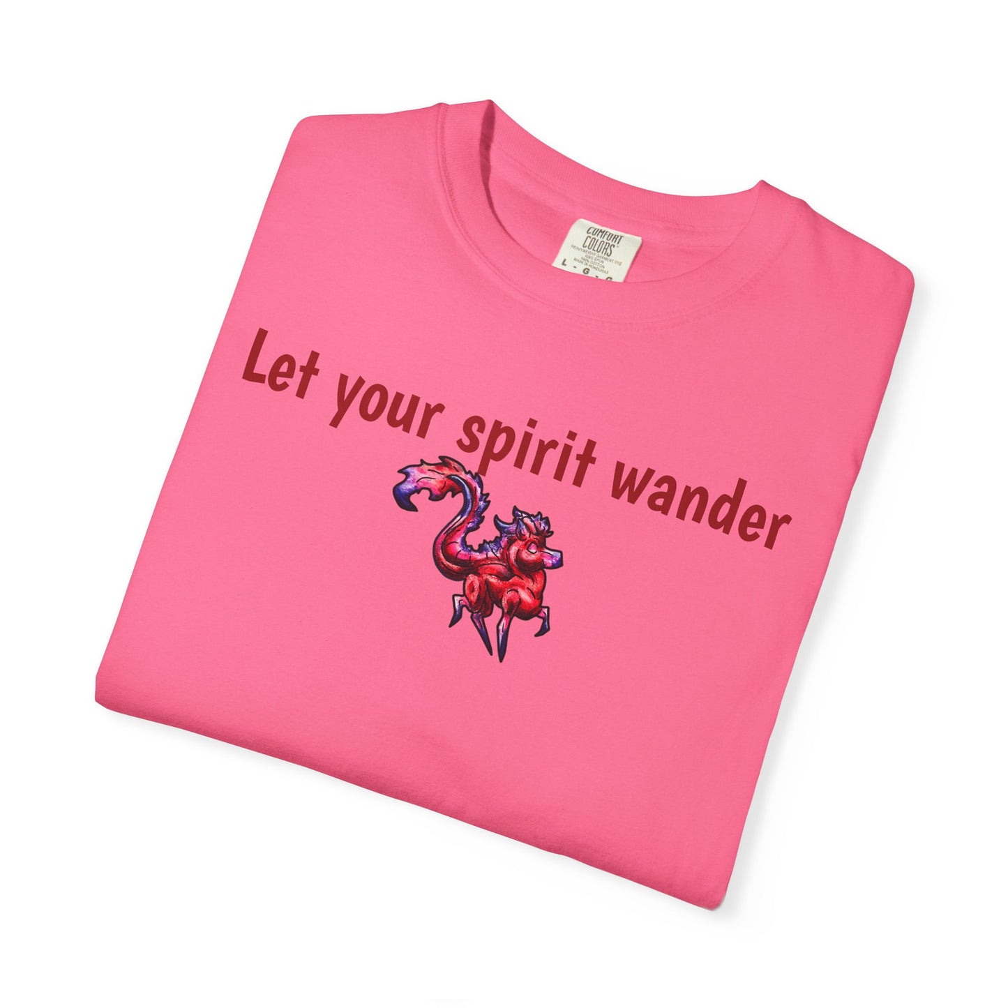 Chibi Myer the Kirin- Let your spirit wander T-shirt- Fantasy Nature- Mythical Creature- Kirin Lover Gift - Shirt