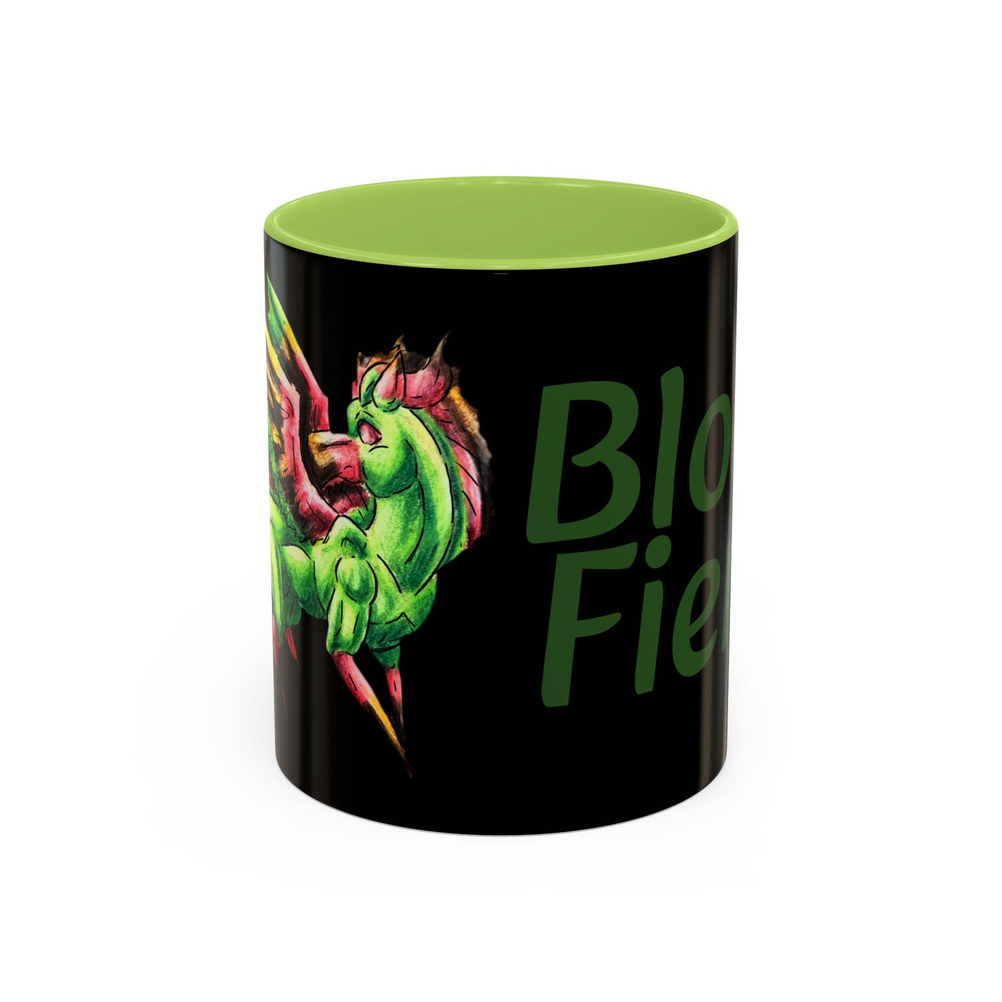 Chibi Spring Dragon- Bloom Fierce - Fantasy Nature- Mythical Creature- Forest Guardian Art - Dragon Lover Gift Coffee Mug