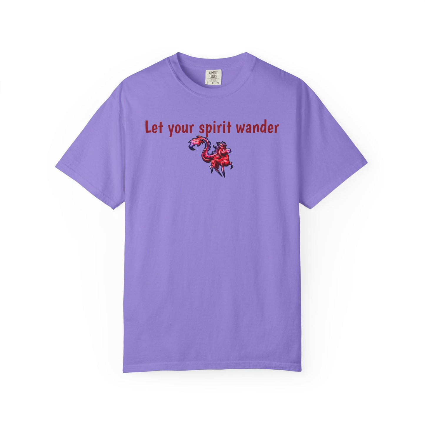 Chibi Myer the Kirin- Let your spirit wander T-shirt- Fantasy Nature- Mythical Creature- Kirin Lover Gift - Shirt