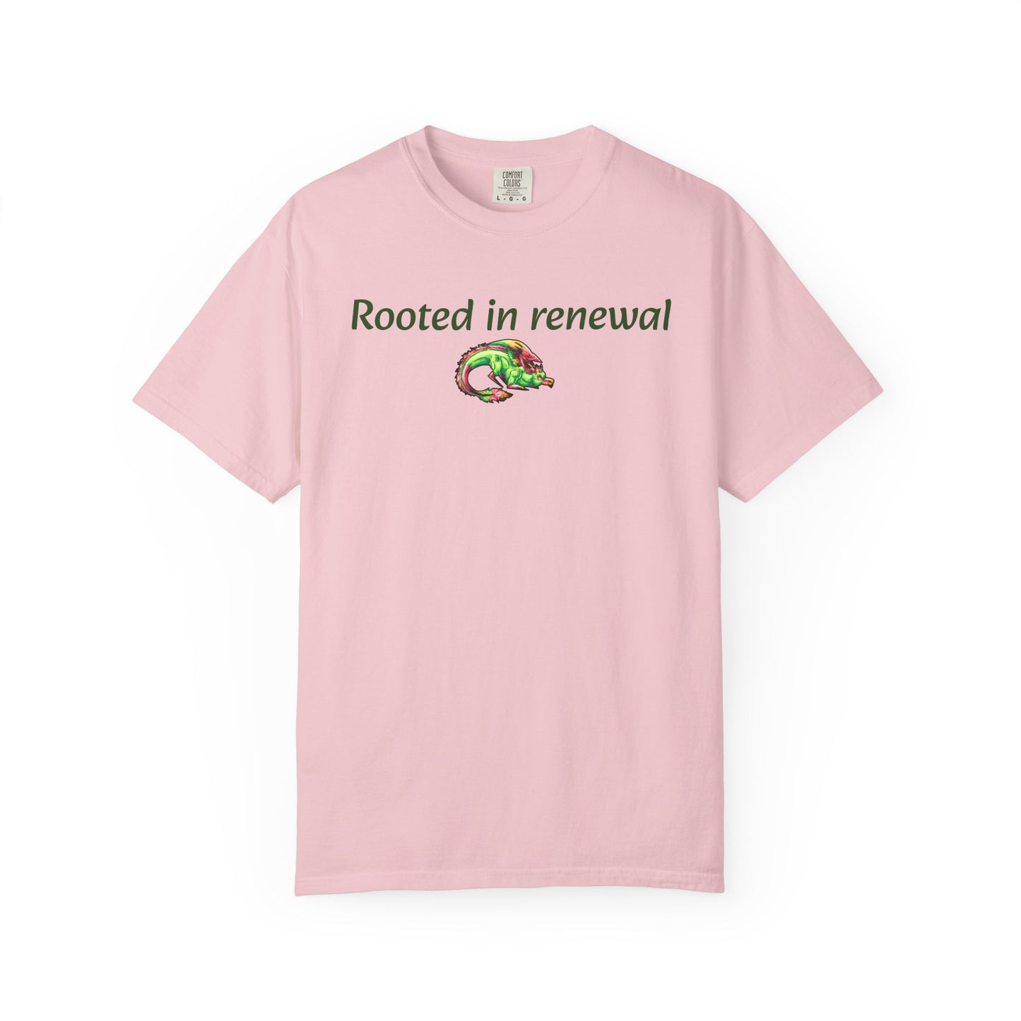 Chibi Spring Dragon- Rooted in Renewal T-shirt- Fantasy Nature- Mythical Creature- Forest Guardian Art - Dragon Lover Gift - Shirt