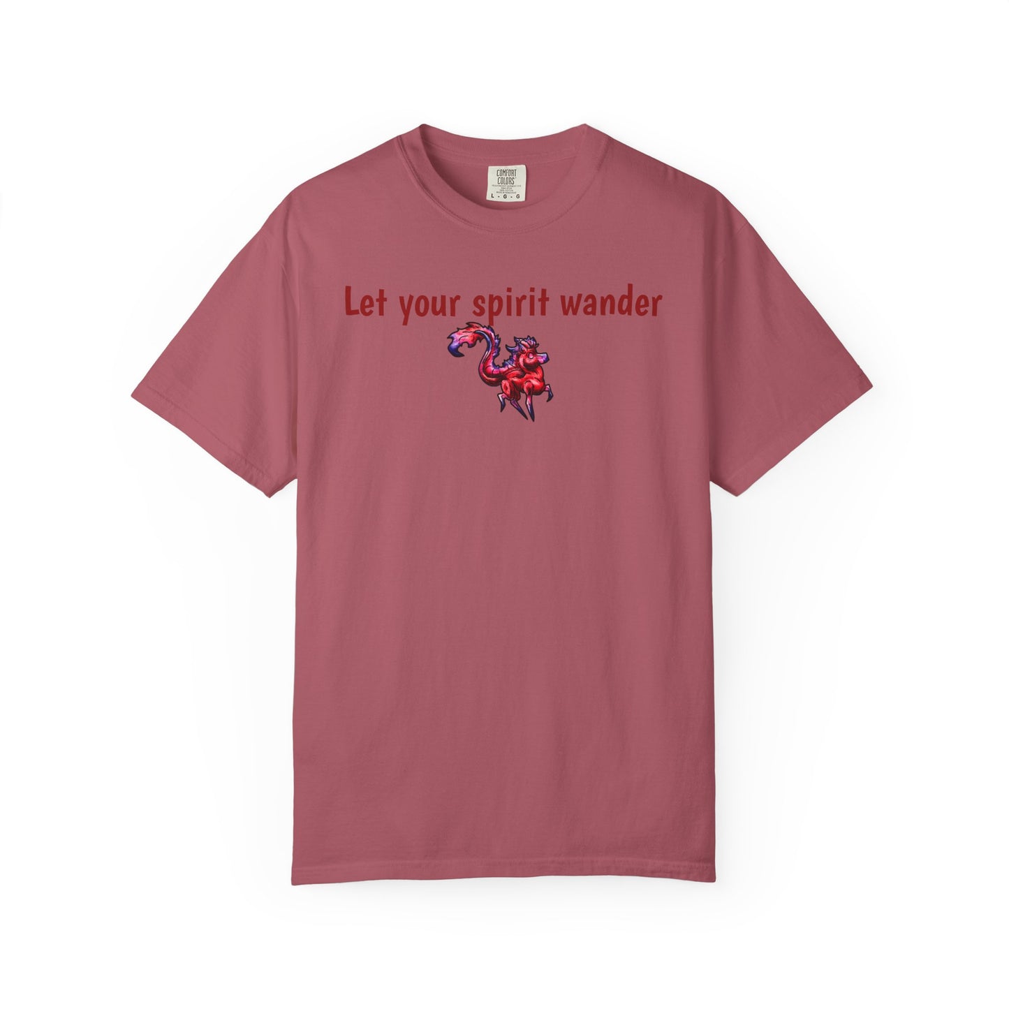 Chibi Myer the Kirin- Let your spirit wander T-shirt- Fantasy Nature- Mythical Creature- Kirin Lover Gift - Shirt