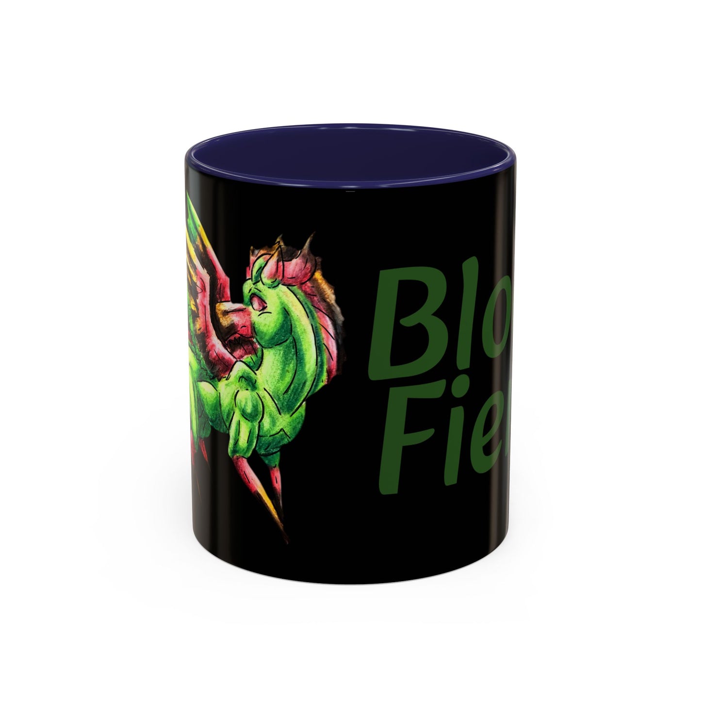 Chibi Spring Dragon- Bloom Fierce - Fantasy Nature- Mythical Creature- Forest Guardian Art - Dragon Lover Gift Coffee Mug