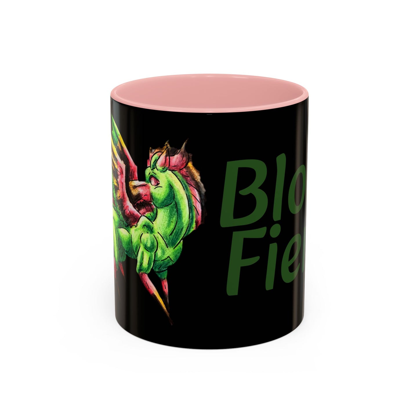 Chibi Spring Dragon- Bloom Fierce - Fantasy Nature- Mythical Creature- Forest Guardian Art - Dragon Lover Gift Coffee Mug