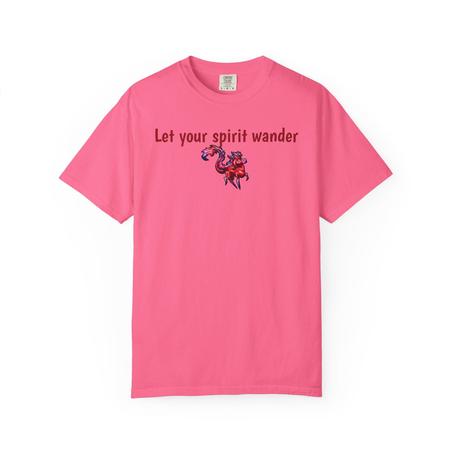 Chibi Myer the Kirin- Let your spirit wander T-shirt- Fantasy Nature- Mythical Creature- Kirin Lover Gift - Shirt