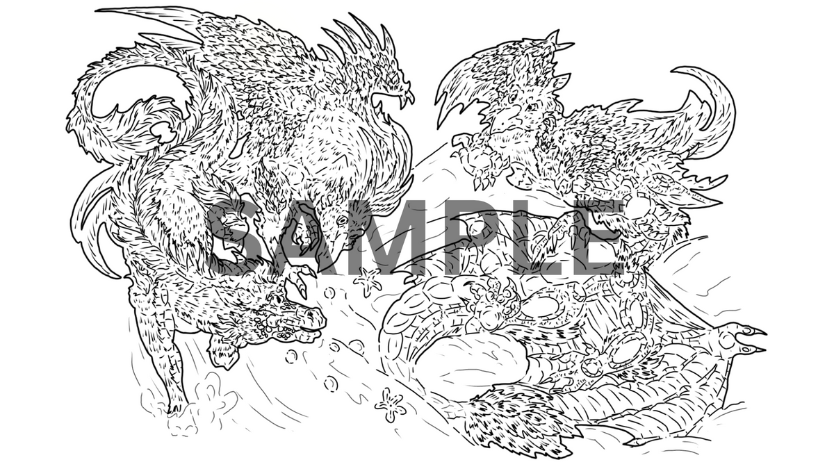 12 Myth Print Pack DIGITAL DOWNLOAD Line Art Version