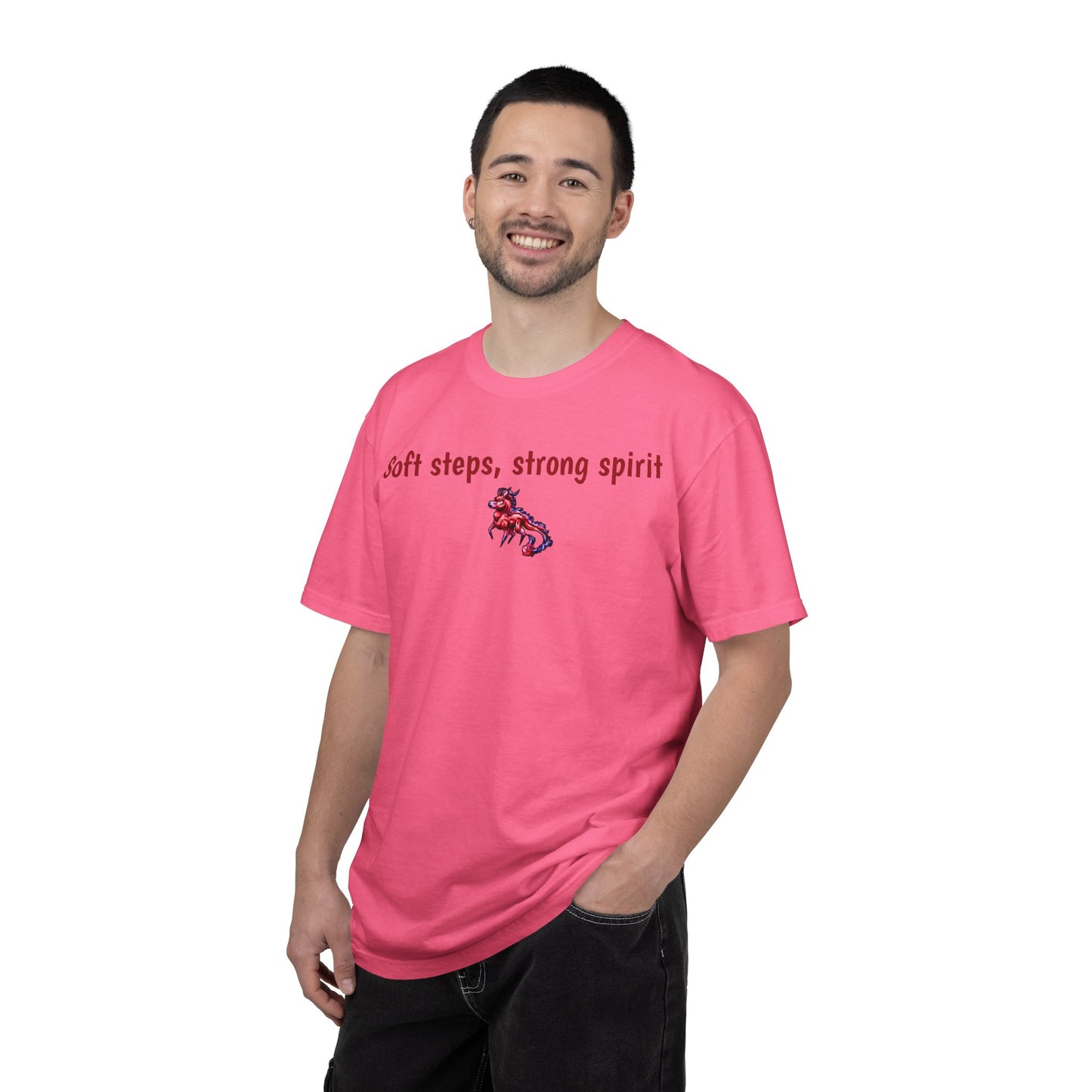 Chibi Myer the Kirin- Soft steps, strong spirit T-shirt- Fantasy Nature- Mythical Creature- Kirin Lover Gift - Shirt