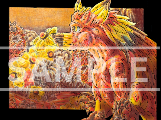 Aster the Hedgehog DIGITAL DOWNLOADABLE Print