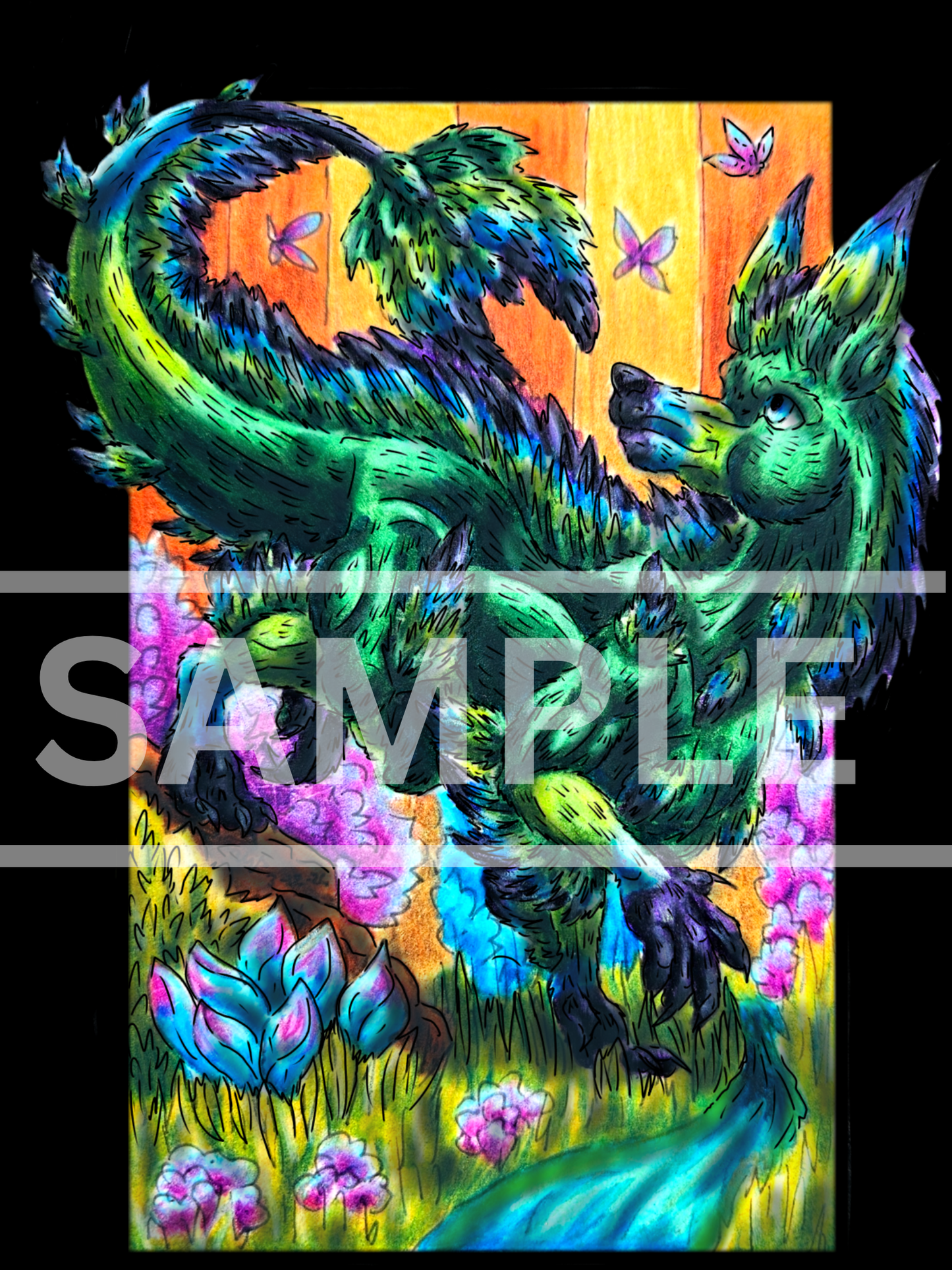 Arlathia the Hedgehog DIGITAL DOWNLOADABLE Print