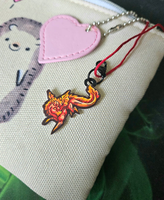 Mini Fire Dragon Land Charm