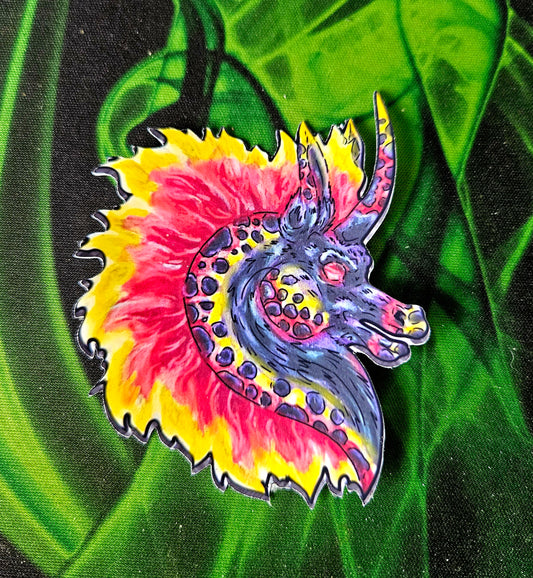 Nightmare Head Sticker