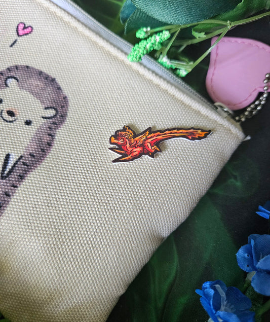 Mini Fire Dragon Fly Pin