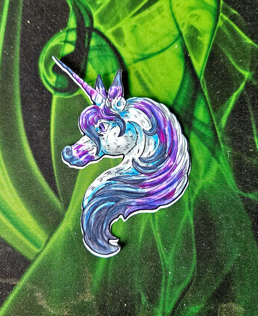 Unicorn Head Sticker